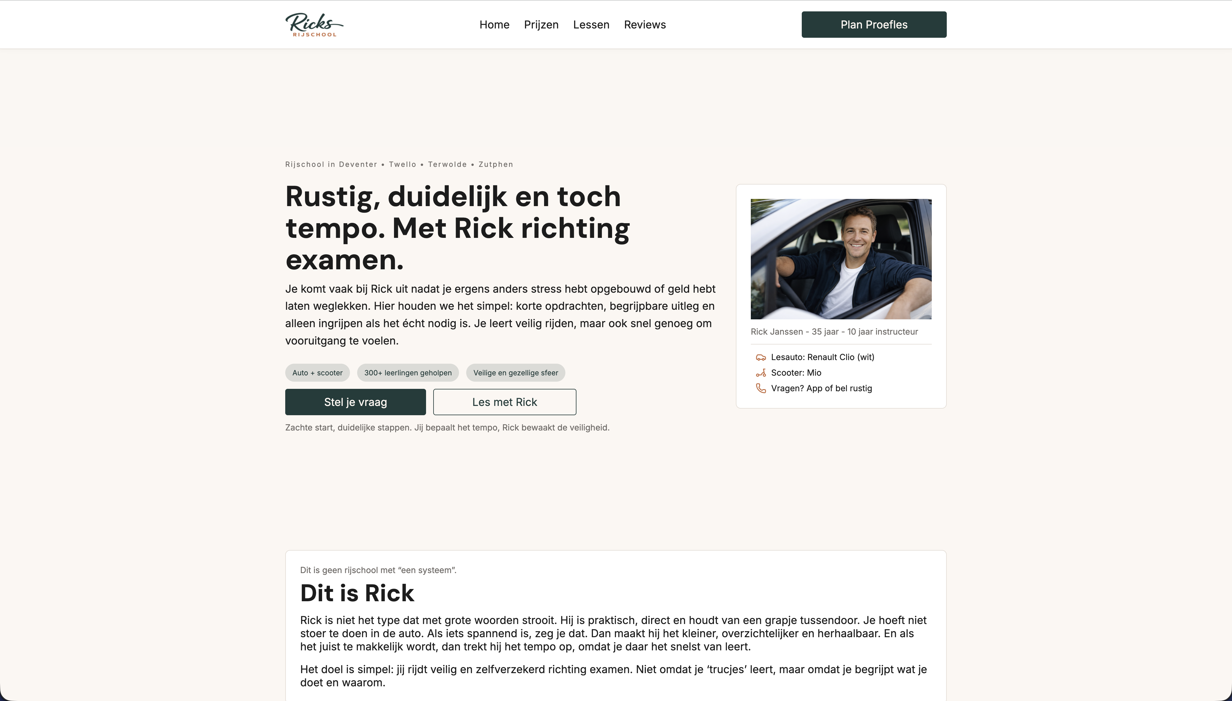 Ricks Rijschool